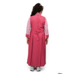 مريول كويتي بياقة عالية باللون الزهري 1 - Image 3