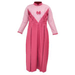 مريول كويتي بياقة عالية باللون الزهري 1 - Image 5