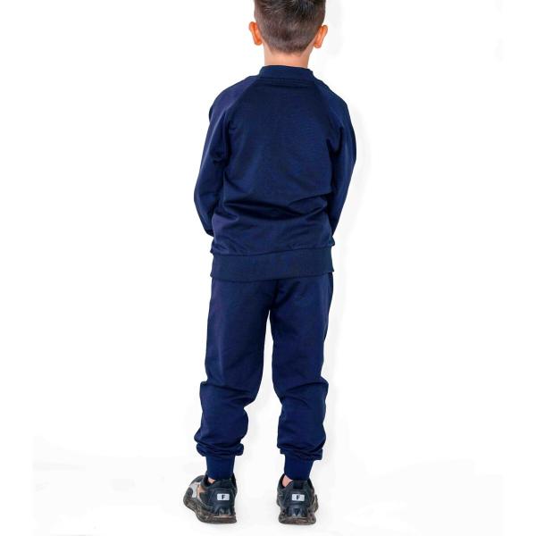 ⁦طقم رياضي ابتدائي ولادي قطني كحلي 3 قطع – الاختيار الأول للأولاد⁩ - الصورة ⁦7⁩