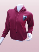 ⁦م   دلتا  بلوفر مع قبعة بنات  ابتدائي متوسط ثانوي عنابي⁩ - الصورة ⁦4⁩