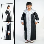 ⁦عبايات تخرج رصاصي⁩ - الصورة ⁦2⁩