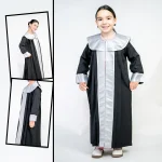 ⁦عبايات تخرج رصاصي⁩ - الصورة ⁦3⁩