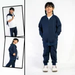 ⁦طقم  رياضي كحلي   قطن  3قطع ابتدائى⁩ - الصورة ⁦2⁩