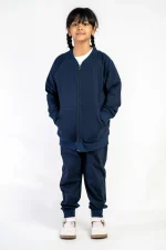 طقم  رياضي كحلي   قطن  3قطع ابتدائى