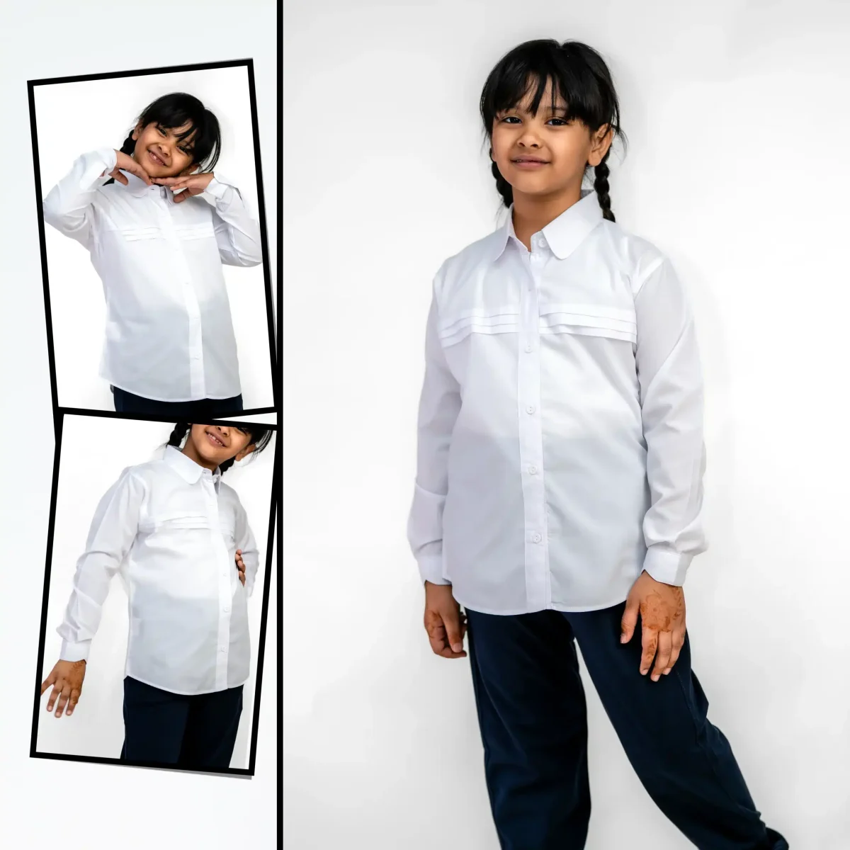 ⁦قميص ابيض تمهيدي ابتدئى متوسط ثانوي⁩ - الصورة ⁦2⁩