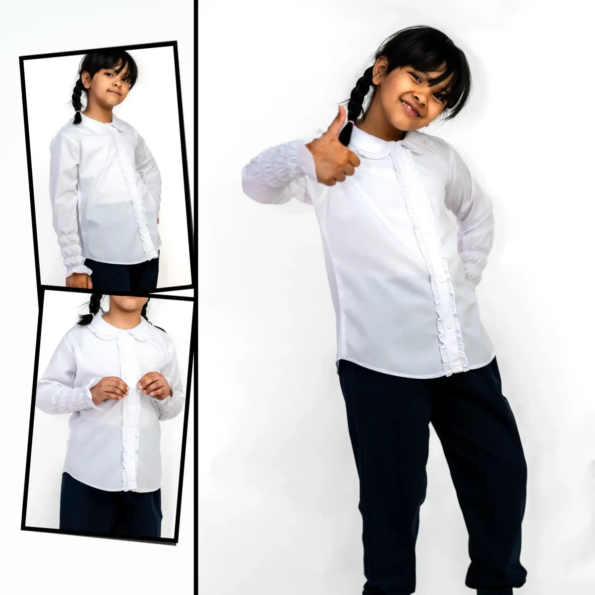 ⁦قميص ابيض تمهيدي ابتدئى متوسط ثانوي⁩ - الصورة ⁦3⁩